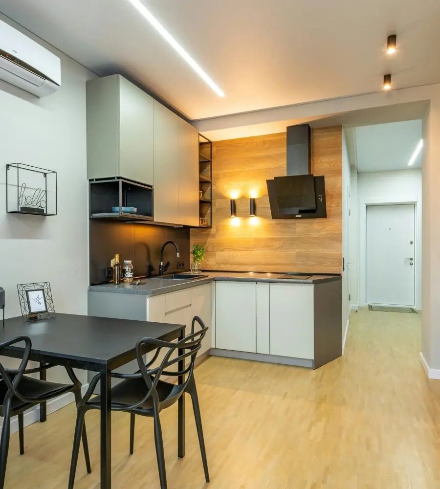 Modular kitchen designed and installed by Kitchens Planet in Rajkot, Gujarat