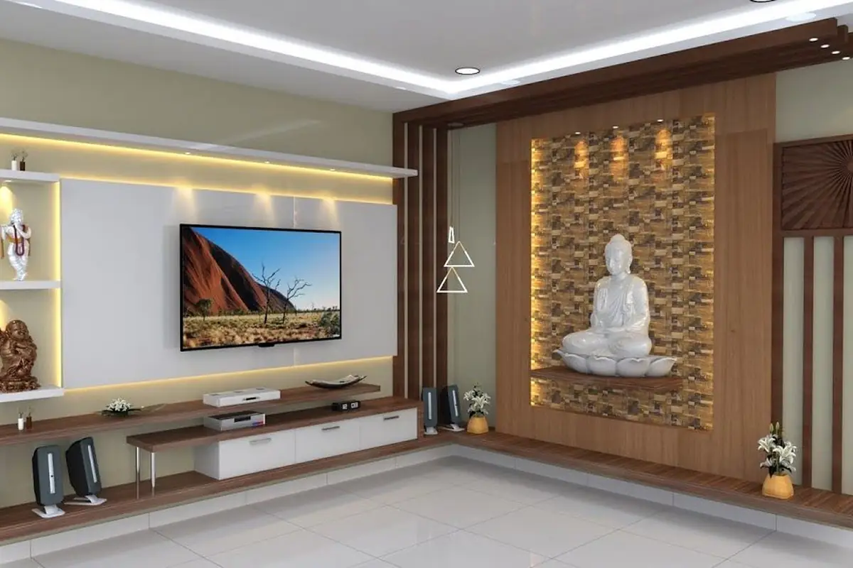 TV Unit & Living Room by Kitchens Planet